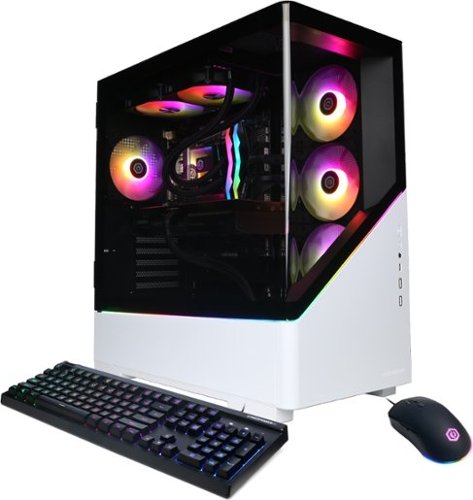 CyberPowerPC - Gamer Supreme Gaming Desktop - Intel Core i9-14900F - 32GB Memory - NVIDIA GeForce RTX 5070 Ti 16GB - 2TB SSD - White