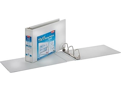 Cardinal - 3" 3-Ring View Binders, D-Ring - White