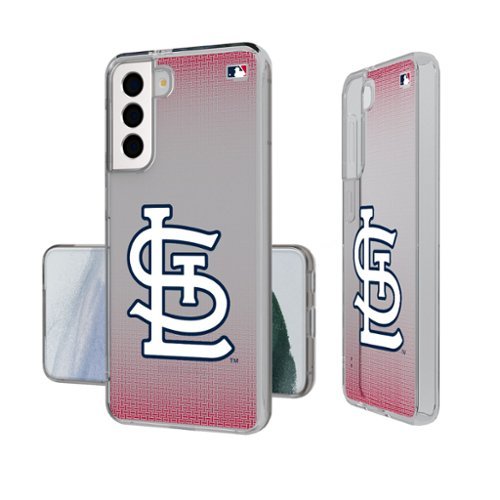 Keyscaper - MLB - St. Louis Cardinals - Linen Logo Galaxy Clear Case - S24 - Multicolor-Front_Standard 