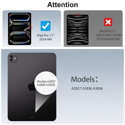 Sodi [2+2 Pack] Ultra HD Screen Protector for iPad Pro 2024 + Lens Protector, [Anti-Scratch] [Case Friendly] Tempered Glass - Clear SHOP ONLINE