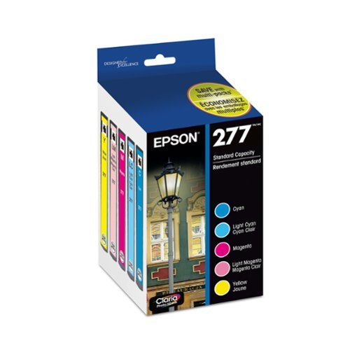  Epson - 277 5-Pack Ink Cartridges - Cyan/Magenta/Yellow/Light Cyan/Light Magenta