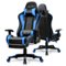 GTPlayer - Music Video Gaming Chair with Speaker Office Computer Chairs - Blue-Front_Standard
