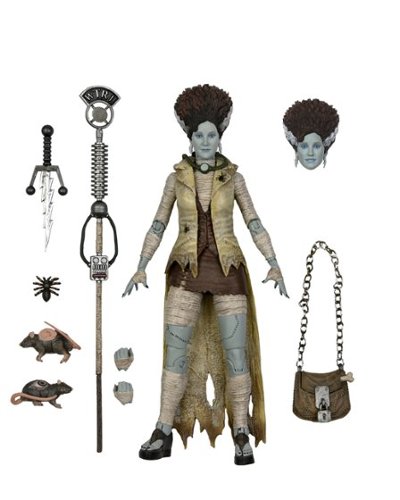  NECA - Universal Monsters/Teenage Mutant Ninja Turtles 7 Scale Action Figure - April as The Bride of Frankenstein