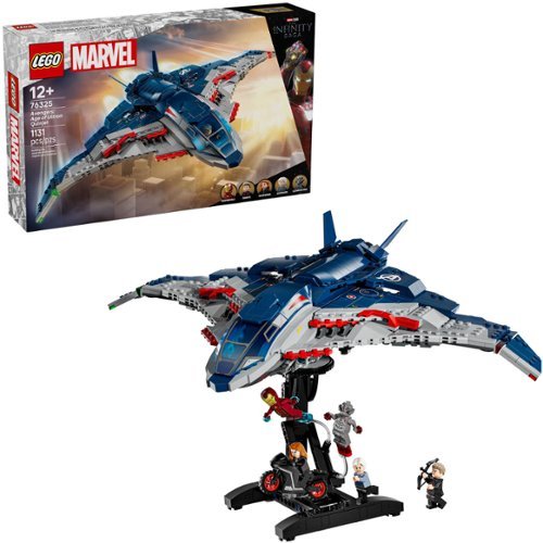 LEGO - Marvel Avengers: Age of Ultron Quinjet 76325-Front_Standard 
