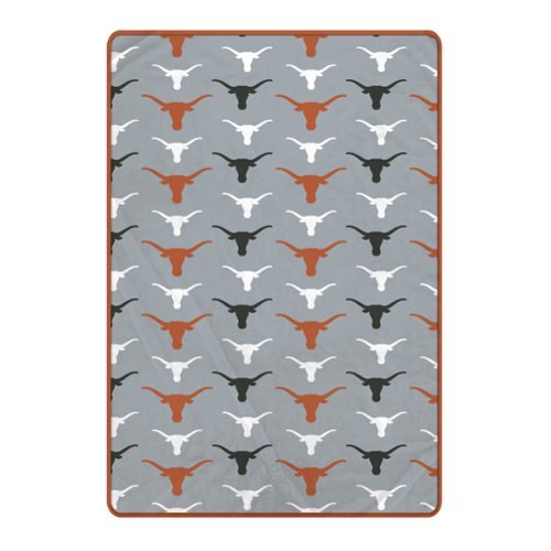 Pegasus - Texas Longhorns 66" x 95" Oversized Logo Roll Ultra Cozy Blanket - Multicolor-Front_Standard 