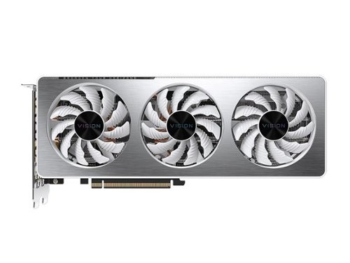 GIGABYTE - NVIDIA GeForce RTX 3060 Ti VISION OC 8GB (rev2.0) GDDR6 PCI Express 4.0 Graphics Card - Black-Front_Standard 