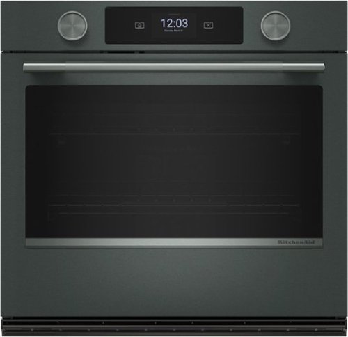 KitchenAid - 30" Smart Built-In Single Wall Oven with Assisted Cook Cycles - Juniper