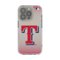 Keyscaper - MLB - Texas Rangers Linen Logo iPhone Clear Case - 16e - Multicolor-Front_Standard