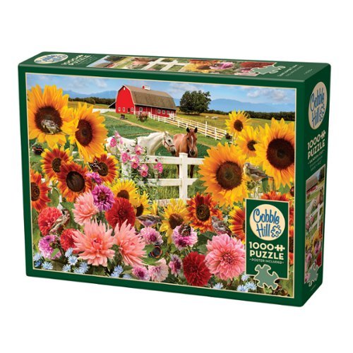 Outset Media - Outset Media: Cobble Hill: Sunflower Farm 1000 Piece Puzzle