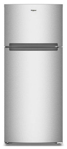 Whirlpool - 18.0 Cu. Ft. Top-Freezer Refrigerator with Total Coverage Cooling - Fingerprint-Resistant Stainless Finish
