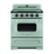 Unique Appliances - 30 in. Wide 5 Elements Classic Retro 3.9 Cu. Ft. Freestanding Induction Range with Air Fry - Summer Mint Green-Front_Standard