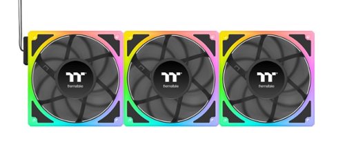 Thermaltake - Toughfan EX 120 ARGB Sync MagForce 2.0 3-Pack Fan - Black
