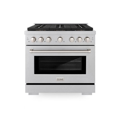 ZLINE - 36 in. 5.2 cu. ft. Freestanding Paramount Dual Fuel Range with 6 Burner DuoPro Cooktop - Satin Stainless Steel-Front_Standard 