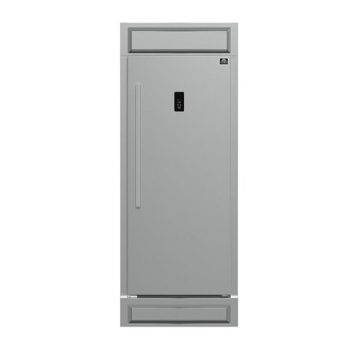 Forno Appliances - Fortezza Frost-Free 14 Cu. Ft. Right-Swing Convertible Refrigerator/Freezer with Trim Kit - Stainless Steel