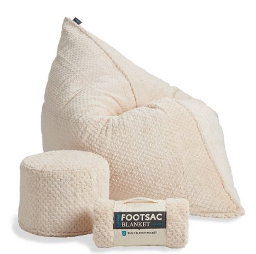 Lovesac - Pillowsac Bundle - Macadamia Scalloped Phur