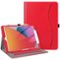 Kitcheniva - Protective Stand Case For iPad 9th 8th 7th Generation 10.2 Inch With Pocket Holder - Red-Front_Standard