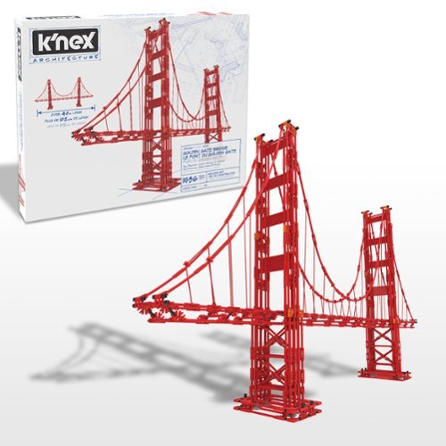K'NEX KNEX Architecture: Golden Gate Bridge INTERNATIONAL SHIPPING