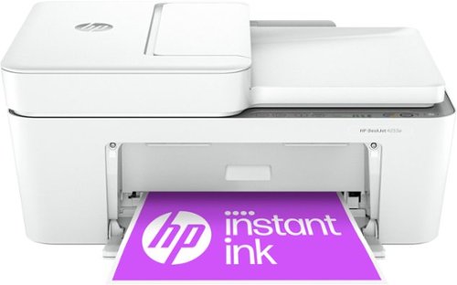 HP - DeskJet 4255e Wireless All-In-One Inkjet Printer with 3 Months of Instant Ink Included with HP+ - White