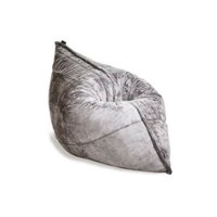 Lovesac - Pillowsac in Charcoal Wombat Phur - Gray