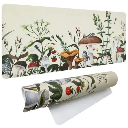 Mushrooms Glass 31.5" x 15.7"