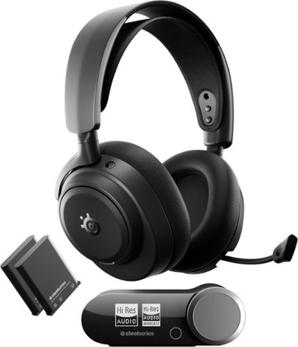 SteelSeries - Arctis Nova Pro Omni 2.4 GHz Wireless Over-The-Ear Gaming Headset for PC, PS5/PS4, Xbox One, Xbox X/S, Switch/Switch 2 - Black-Front_Standard 