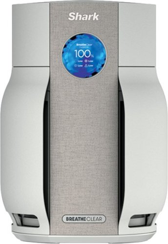 Shark - BreatheClear Air Purifier with NeverChange, 750 sqft - Dove