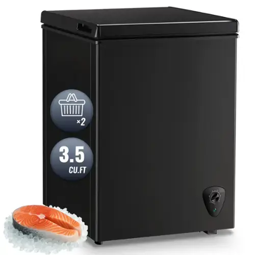 - 2 compartments
- 3.5 cu. ft.