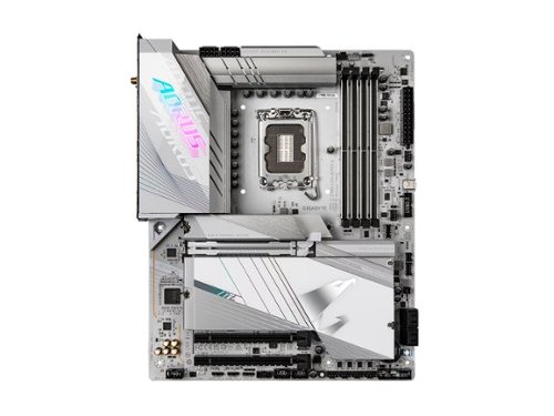 GIGABYTE - Z790 AORUS PRO X (Socket LGA 1700) Intel Z790 ATX DDR5 Wi-Fi 7 Motherboard - White-Front_Standard