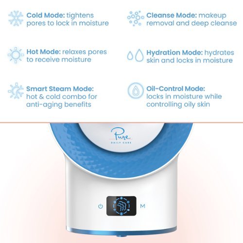 Pure Daily Care NanoSteamer Clinical Facial Steamer - White HOW TO BUY