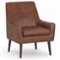 Simpli Home - Robson Accent Chair - Distressed Saddle Brown-Front_Standard