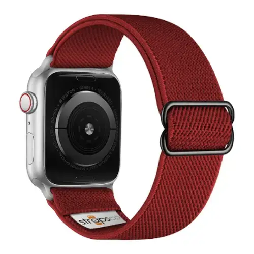 Dark Red (Silver Hardware)