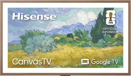 Hisense GO FIFA OFFICIAL SPONSOR CanvasTV O Google TV