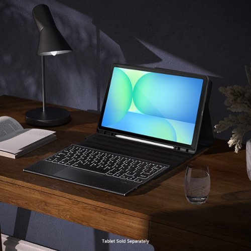 SaharaCase Navigation Series Keyboard Case with Track Pad for Samsung Galaxy Tab S10 FE+ - Black SHOP ONLINE