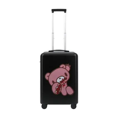 Front. Ful - OCTAS GLOOMY BEAR 22.5" CARRY-ON LUGGAGE - BLACK.