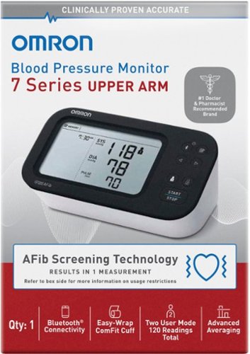 Omron 7 Series Upper Arm Blood Pressure Monitor - Black HOW TO BUY