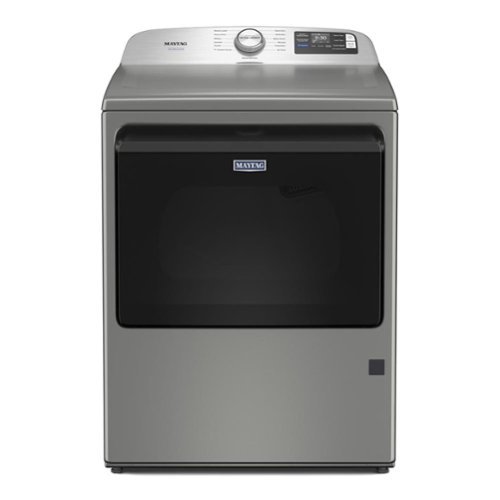 Maytag - 7.4 Cu Ft. Smart Gas Dryer with Pet Pro Option and Extra Power - Classic Silver