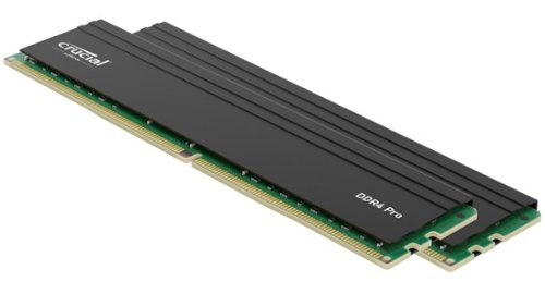 Crucial Pro 64GB Kit (2x32GB) DDR4 3200MHz C22 UDIMM Desktop Memory Kit - Black WORLDWIDE DELIVERY