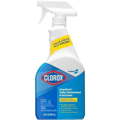 Clorox - CloroxPro Anywhere Daily Disinfectant and Sanitizer, 32 fl. oz. (01698)