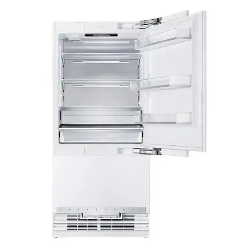 Front. Kucht - 36 in. Width 19.8 cu ft. Built-In Bottom Freezer Refrigerator in Custom Panel Ready, Counter Depth - Panel Ready.