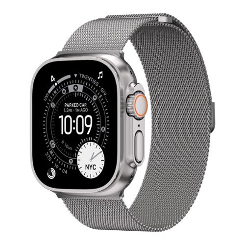 Ultra Supply Co - Milanese Band for Apple Watch Ultra 3/2/1 - 49mm - Natural-Front_Standard 