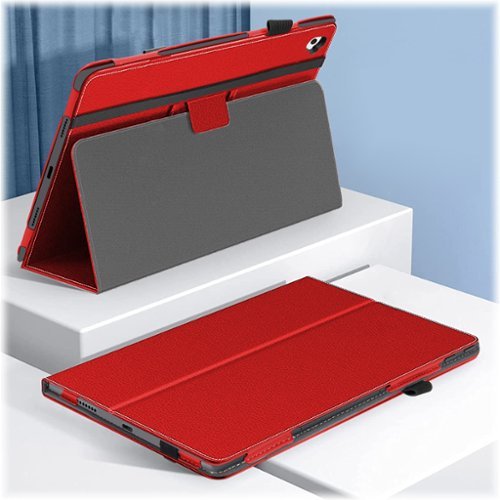 SaharaCase Bi-Fold Folio Case for Apple iPad 10.2 (8th Generation 2020 and 9th Generation 2021) - Red WHERE TO BUY