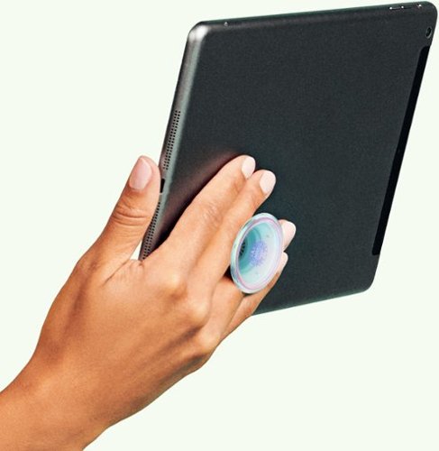PopSockets Adhesive PopGrip Universal Grip & Stand for Cell Phones - Opalescent Clear GLOBAL SHIPPING