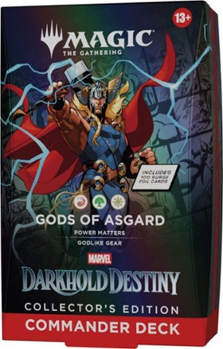 Wizards of The Coast - Magic: The Gathering Marvel: Darkhold Destiny Collector's Edition Commander Deck - Gods of Asgard
