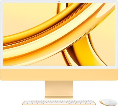 Apple - iMac 24" All-in-One - M3 chip - 8 Core CPU - 10 Core GPU - 8GB Memory - 512GB - Yellow