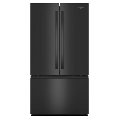  Whirlpool - 30.53 cu. ft. French Door Bottom Freezer Refrigerator with More space with Family-Sized Capacity - Black