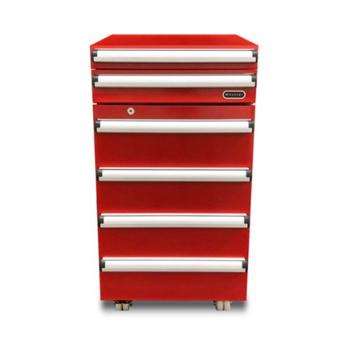 Whynter - Portable 1.8 cu. ft. Tool Box Refrigerator with 2 Drawers and Lock - Red-Front_Standard 