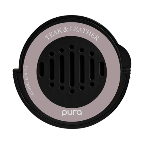 Pura - Teak & Leather Car Fragrance Refill - Purple