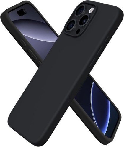 Ornarto - Designed for iPhone 16 Pro Max Case 6.9", Liquid Silicone Full Covered Protective Case - Black-Front_Standard 