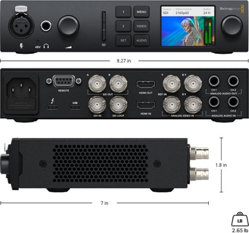 Blackmagic Design UltraStudio 4K Mini Thunderbolt 3 Capture