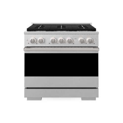 ZLINE - 36 in. 5.2 cu. ft. Marino Freestanding Gas Range with 6 Burner Cooktop and Convection Gas Oven in Satin Stainless Steel - Satin Stainless Steel